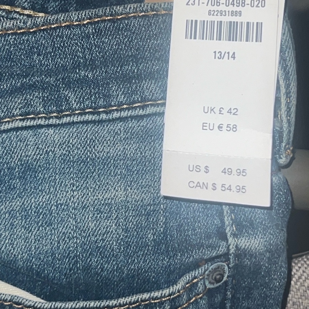 Blue Denim Jeans Skinny boys